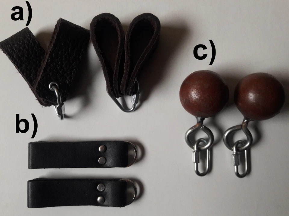 Finger Loops, Schlaufen, Ball Knobs Handles für Feuerpois mit Kevlar® Feuer Poi - Bild 1 von 1