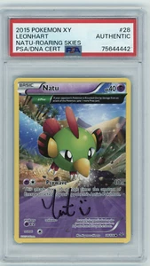 PSA Signed Leonhart Natu Roaring Skies 28/108 Regular - Picture 1 of 2