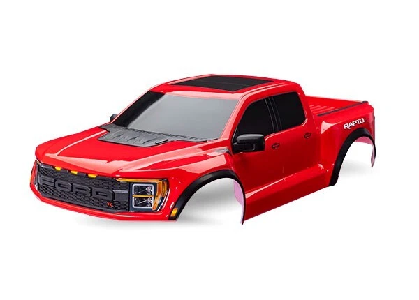 TRAXXAS 10112-RED Carrozzeria Verniciata FORD RAPTOR R Rossa completa - Imagen 1 de 1
