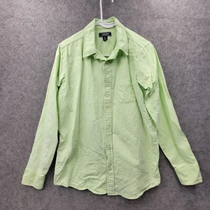 Lands End Womens Neon Green Button Up Top Size XL (18-20) - Picture 1 of 7