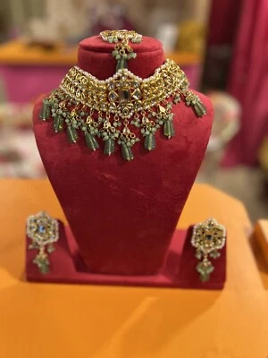 Juego de gargantillas/juego Kundan/joyería/juego de collar Foto 1 de 4
