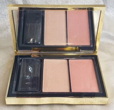 ESTEE LAUDER Pure Color Envy Sculpting Blush Highlighter Duo 01 SINFUL PEACH NEW - Image 1 of 4