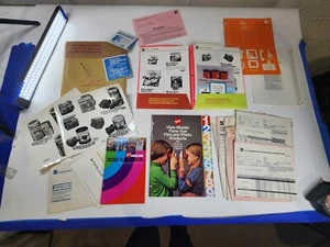 1974 GAF Viewmaster Dealer Set Up Advertising Catalogs + Sample Dinosaur Slide - Picture 1 of 13
