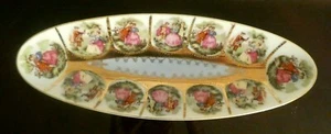 Vintage Royal Vienna Relish #1102 Couple Courting - Picture 1 of 12