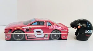 Dale Earnhardt Jr Nascar Replica Mini Helmet & Race Car tin with chocolates - Picture 1 of 10