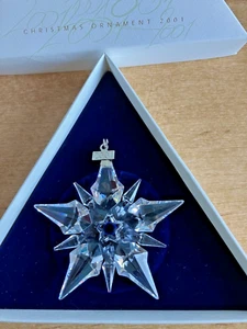 Swarovski Kristall "2001 ANNUAL XMAS ORNAMENT/STAR" OVP - kleine Beschädigung - Bild 1 von 4