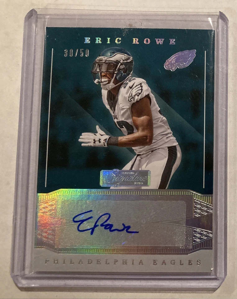 2016 Panini Donruss Signature Series Eric Rowe Auto #30/50 - Eagles Steelers - Image 1 of 2