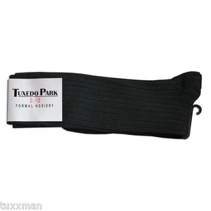 Schwarze Anzugsocken 7,5 - 13 Herren Smoking formelle formelle Strumpfhosen kostenloser Versand TUXXMAN - Bild 1 von 1