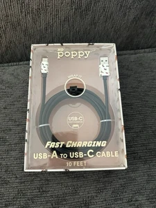 XO Poppy dachshund USB-A to USB-C fast charging cable 10ft - Picture 1 of 3