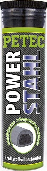 1x Petec Power Stahl 50g Knetmasse Flüssig-Metall PETEC 2-Komponenten Kleber - Bild 1 von 1