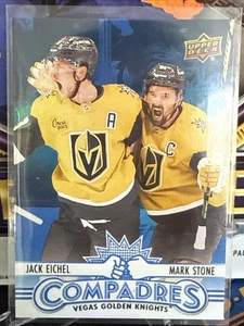 2025-26 Upper Deck Series 1 Hockey Compadres Jack Eichel, Mark Stone - Picture 1 of 6