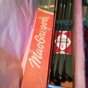 MacGregor Tourney Golf Driver Set 3 Wood Clubs Medium Flex Vintage Used - Picture 1 of 11