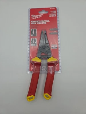 Milwaukee 48-22-2214 Herramienta de pelado de cables aislada de 1000 voltios con pelado preciso Foto 1 de 4