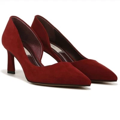 NWOT Franco Sarto Tana Suede Red Heels - Size 9.5 - Image 1 of 4