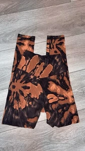 Leggings Aerie Talla Mediana Real Me 7/8 Tiro Alto Marrón Negro  - Imagen 1 de 8