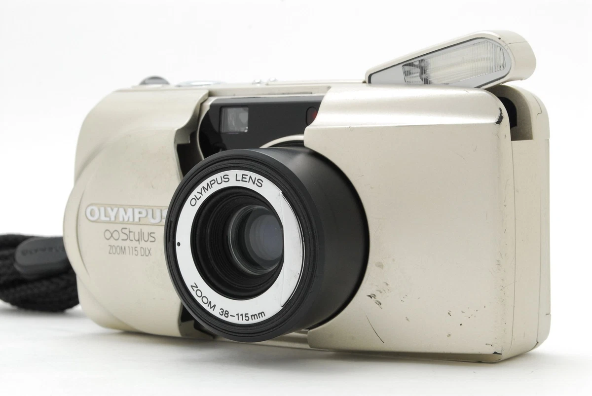 Olympus ∞ StylusZOOM115 DLX F0728-23ID y Olympus Stylus ZOOM 115 35 mm Point & Shoot Film Cameras for sale