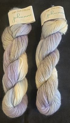 Lote 2 madejas Johanne Ciudad del Cabo Colección Teñido a Mano Hilo Plymouth Color 12219023 Foto 1 de 4
