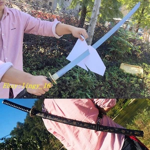 Rasiermesserscharfes Schwert Ton Tempered T10 Stahl Japanisch Samurai Katana Battle Ready - Bild 1 von 11