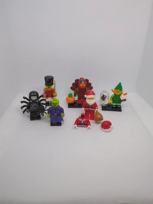 乐高假日迷你公仔 6 件装-女巫、蜘蛛、土耳其、圣诞老人、精灵、胡桃夹子 — 第 1/4 张图片