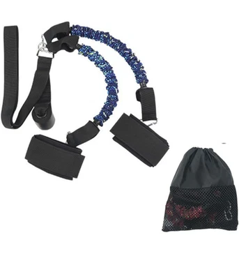 Botín Entrenamiento Resistencia Banda Pierna Cadera Potencia Fortalecimiento Tirar Cuerda Cinturón Sistema Foto 1 de 4