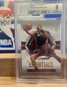 2004-05 SP AUTHENTIC LIMITED #110 DWYANE WADE /100 BGS BECKETT GRADED 9 - Picture 1 of 3