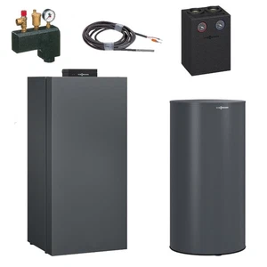 Viessmann Vitocrossal 300 Gas Brennwertkessel 35 kW CU3A Z029866 160 L Vitocell - Bild 1 von 4