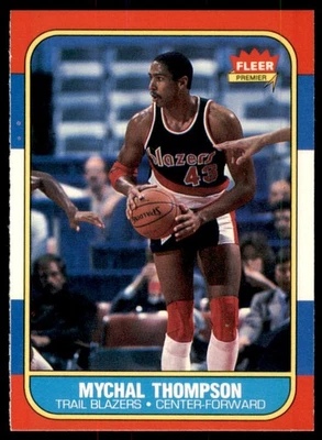 1986-87 Fleer Set Break Mychal Thompson #111 NM-MT or BETTER - Image 1 of 2