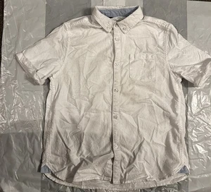Marks & Spencer boys 7-8 years white short sleeve shirt, Vgc - Picture 1 of 1