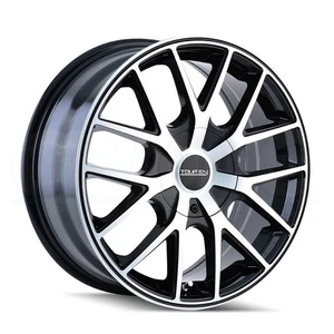 16x7 Black Machined Black Wheels Touren 3260 TR60 5x112/5x120 42 (Set of 4) 72. - Picture 1 of 3