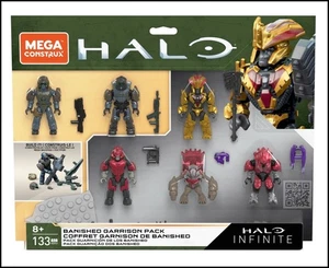 PAQUETE DE GUARNICIÓN DESTERRADA HALO MEGA CONSTRUX HDP61 JEFE MERCENARIO MULA GUERRERO - Imagen 1 de 5