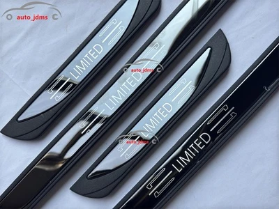 Para Land Rover Accesorios Coche Placas de umbral de puerta Cubierta Protector Borde 4 PIEZAS Foto 1 de 4