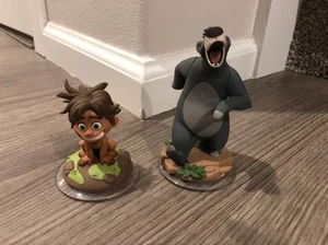 Disney Infinity 3.0 Jungle Book Baloo & The Good Dinosaur Spot Game Figure Lot - Picture 1 of 9