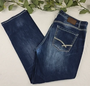 Pantalones de mezclilla de pierna recta BKE Tyler talla 42 L más largos - Imagen 1 de 12