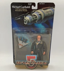 Babylon 5 Michael Garibaldi With Earth Alliance Atmospheric Shuttle 6" Figur - Bild 1 von 6