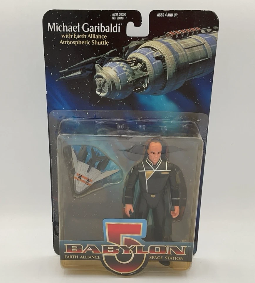 1997 Babylon 5 Michael Garibaldi 6in Figure W/ Earth Alliance