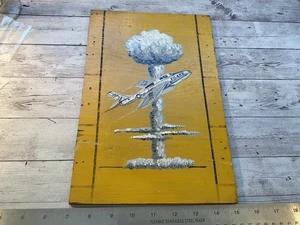 ORIGINAL 1950S REPUBLIC AVIATION F-84 FACTORY ARTWORK ON BOARD - Picture 1 of 3
