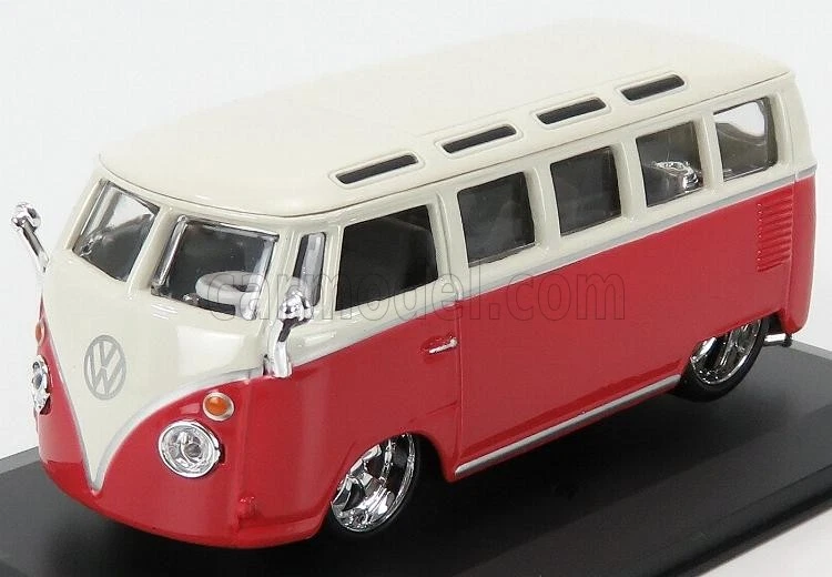 1/32 BURAGO - VOLKSWAGEN - T1 SAMBA MINIBUS CUSTOM 1967 18-42004RW - Immagine 1 di 1