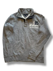 Tommy Hilfiger Grey Pullover Jumper L Slim Fit – Excellent – Same Day Post - Picture 1 of 9