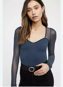 Free People Intimately Sweetheart Puff Top Size XS/S - Picture 1 of 7
