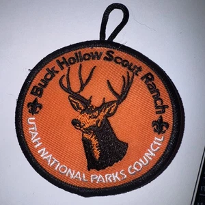 Parche redondo de 3" BSA Boy Scouts Utah National Parks, Buck Hollow Scout Ranch - Imagen 1 de 2