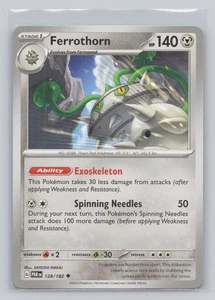 Ferrothorn 128/182 SV04 Paradox Rift Stage 1 Metal 2023 Non Holo Pokemon - Picture 1 of 2