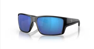 Costa Del Mar 9080-01 63 Reefton Pro Matte Black Mirror Polarized Sunglasses - Picture 1 of 3