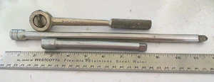 S-K Tools 3/8" trinquete, #45170 - EE. UU., mango moleteado + extensiones S-K de 6" y 12" - Imagen 1 de 3