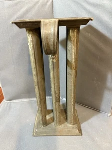 Antike Kerzenform aus Zinn mit 6 Röhren und Griff 11,25 cm hoch - Bild 1 von 6