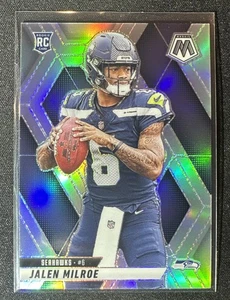 Jalen Milroe - 2025 Panini Mosaic #322 - Silver Prizm - Rookie (RC) - Seahawks  - Bild 1 von 3