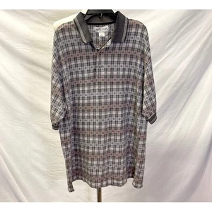 Polo vintage de manga corta con estampado tostado GRAND SLAM para hombre talla L - Imagen 1 de 5