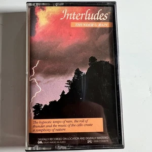 Interludes Thunder & Rain Cassette Tape #3807 Great American Audio 1991 New Age - Picture 1 of 2