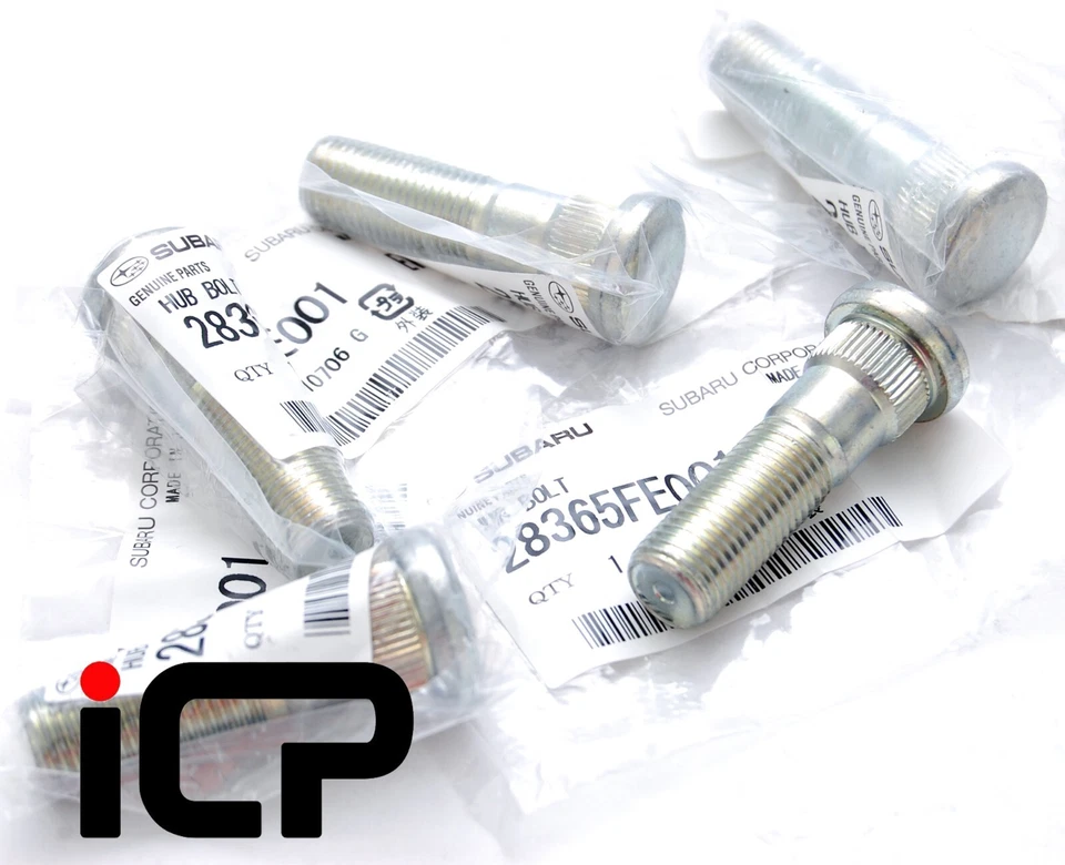 5x Genuine Wheel Hub Stud Bolt 28365FE001 Fits: Subaru Impreza WRX STi 04-21 - Image 1 of 1