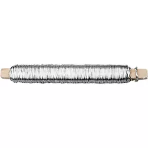 0.6mm Florist Craft Wire - Silver - Picture 1 of 1