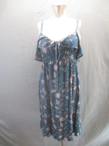 Old Navy Größe S Damen Blumenmuster Stretch Taille Rüschen kurz Umstands-Sommerkleid 528 - Bild 1 von 9
